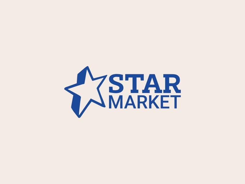 Star Market logo design