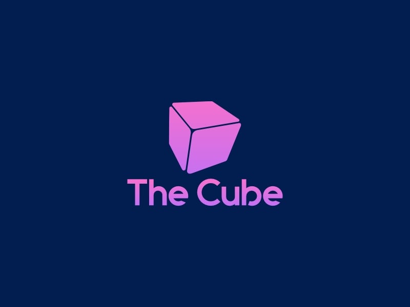 The Cube logo design