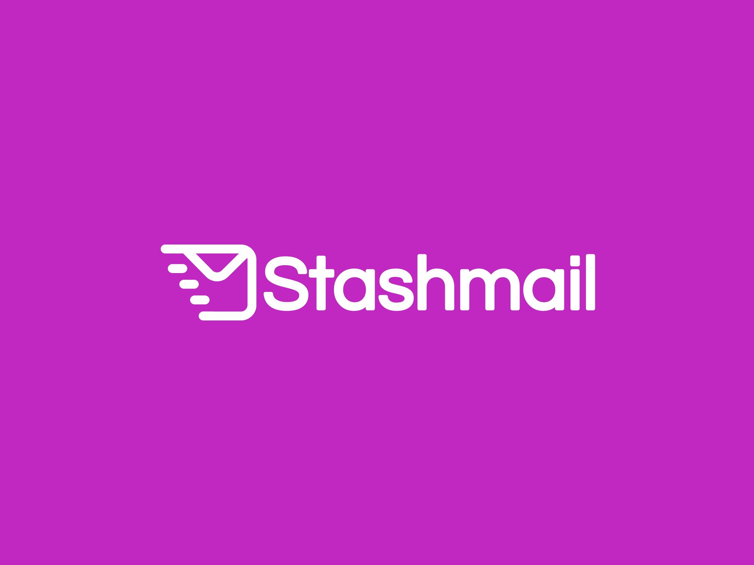 Stashmail logo design