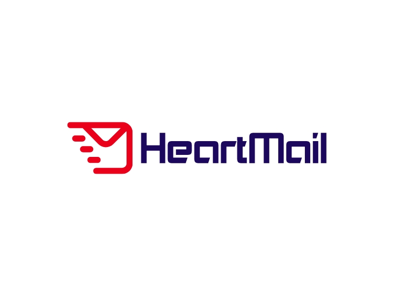 HeartMail logo design