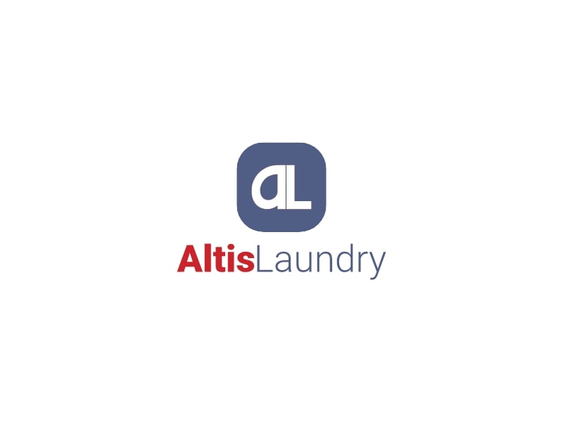 Altis Laundry logo design