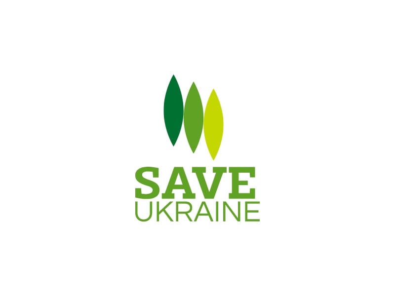 Save Ukraine logo design