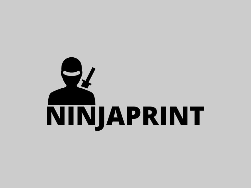 ninjaprint logo design