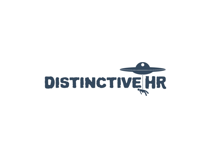 Distinctive HR logo design