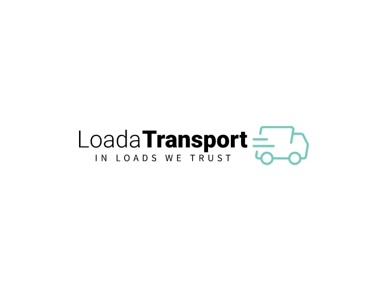 Loada Transport logo design