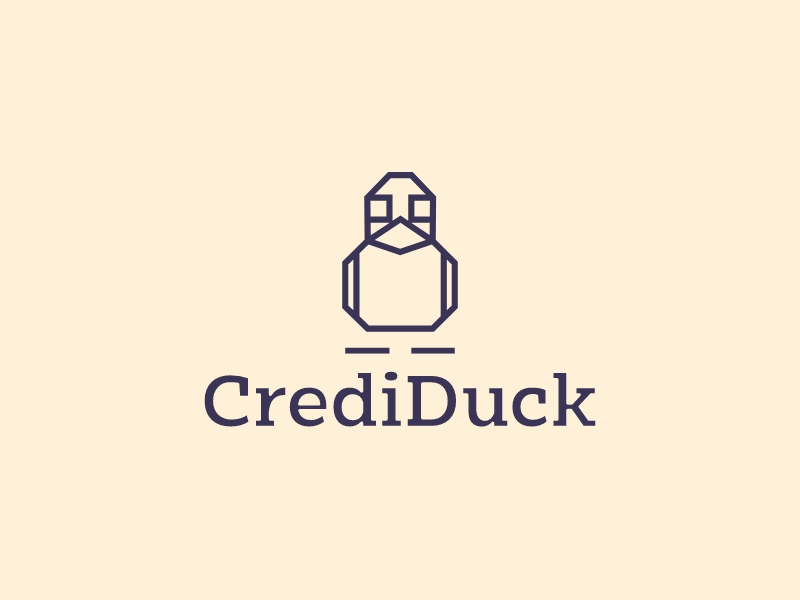 CrediDuck logo design