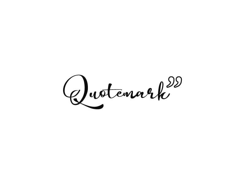 Quotemark logo design
