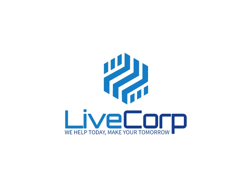 Live Corp logo design