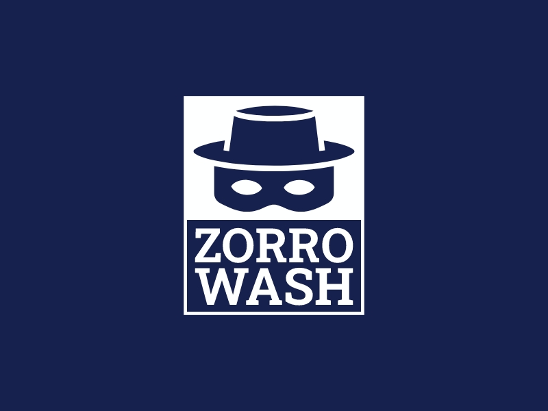 Zorro Wash logo design