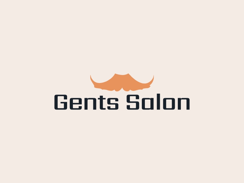 Gents Salon logo design