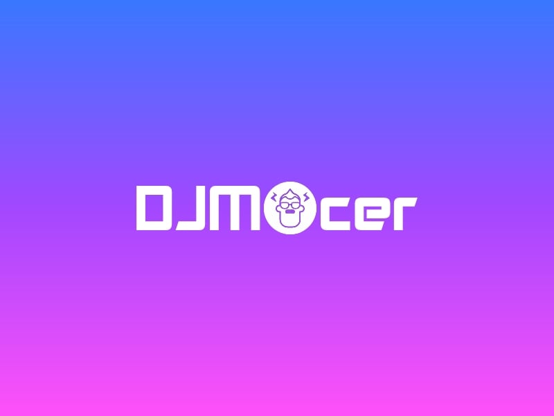 DJMacer logo design