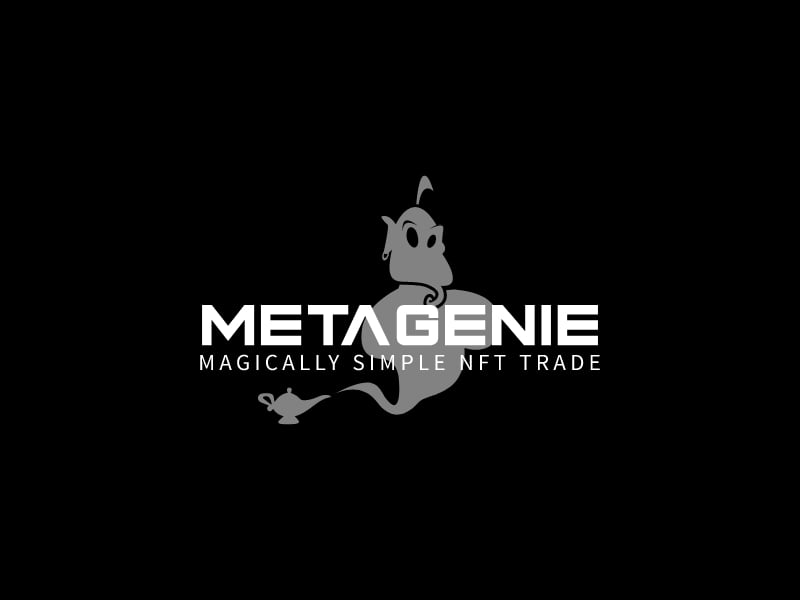 metaGenie logo design
