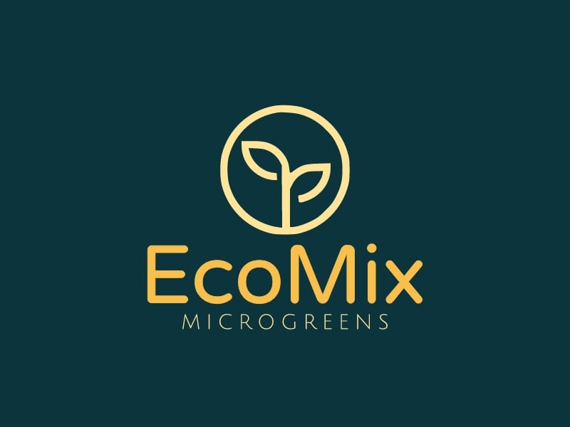 EcoMix logo design