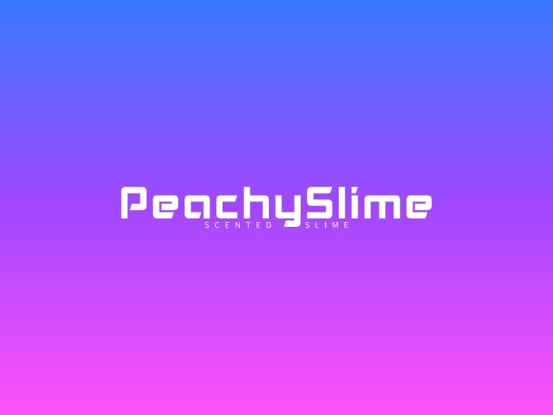 PeachySlime logo design