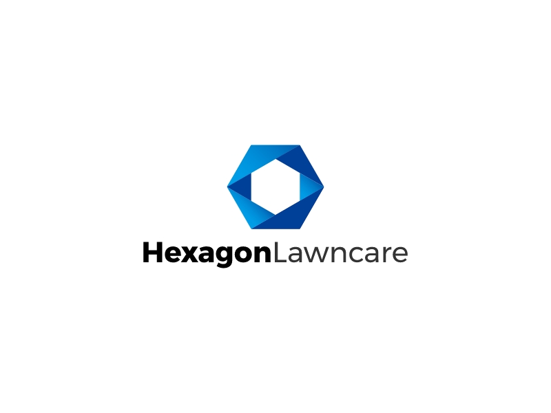 Hexagon Lawncare logo design