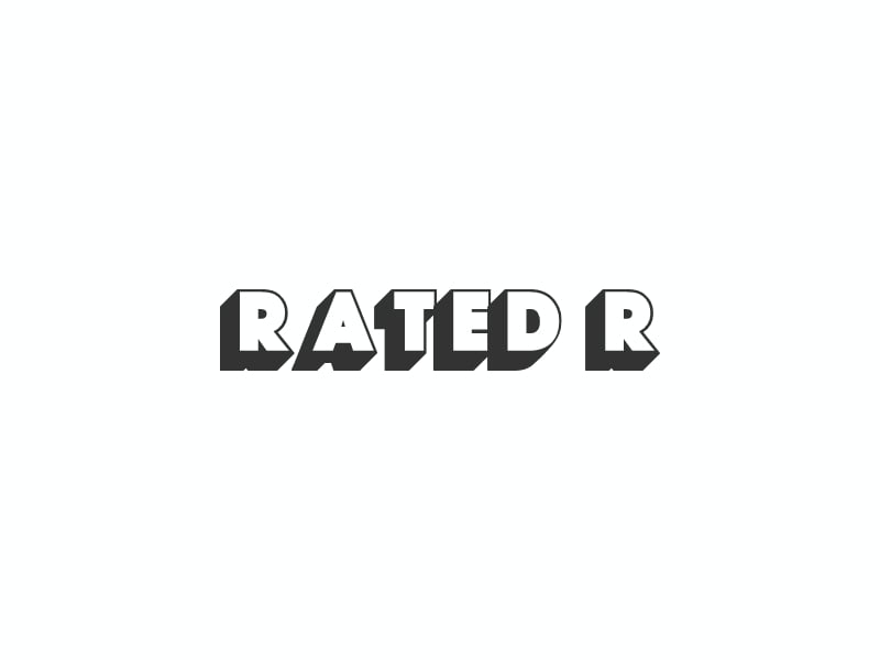 Rated R logo design