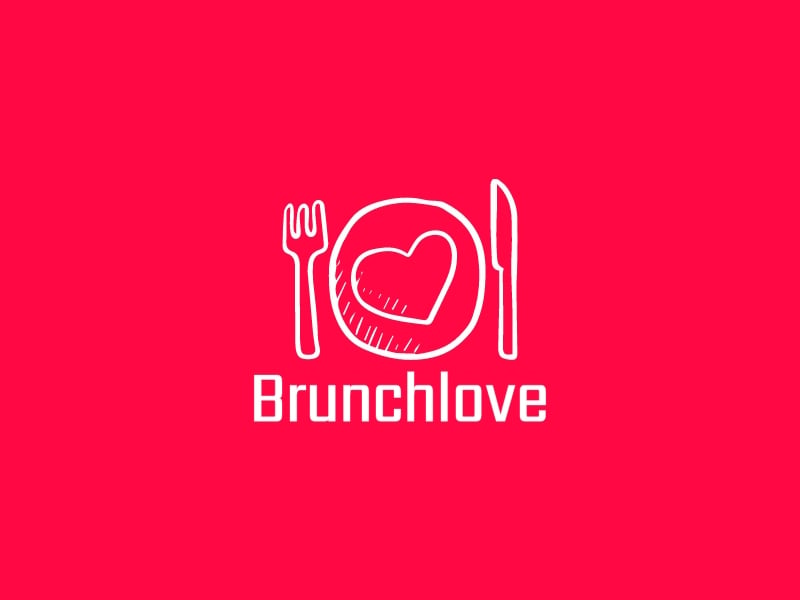 Brunchlove logo design