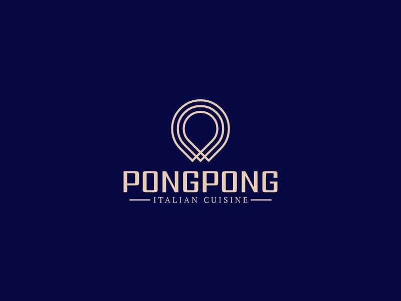 PongPong logo design
