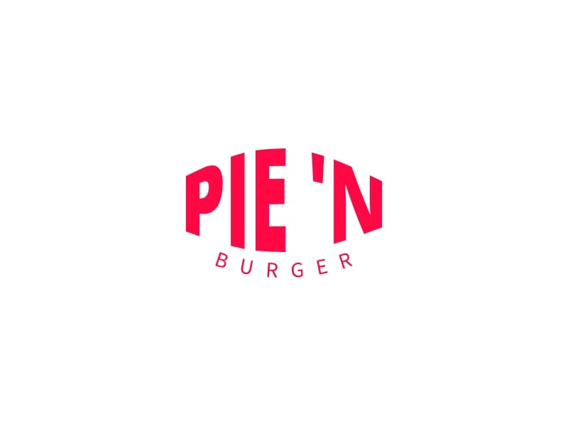 Pie 'n logo design