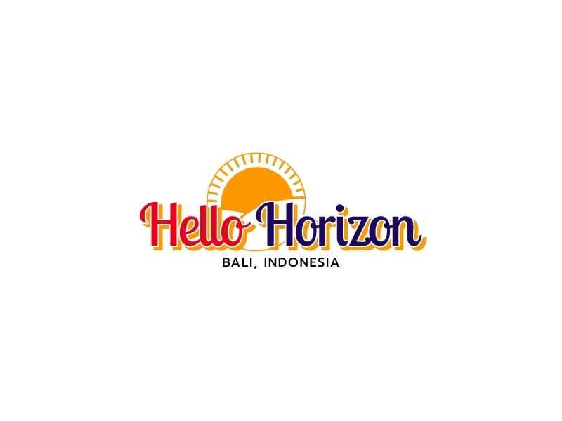 Hello Horizon logo design