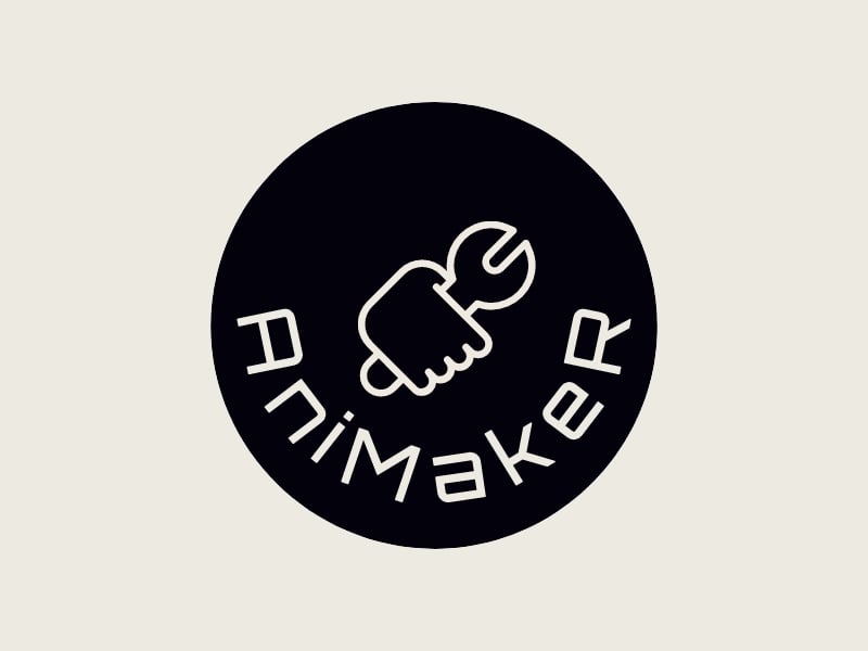 AniMakeR logo design