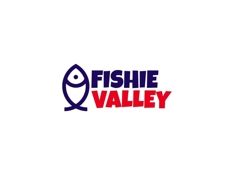 Fishie Valley logo design