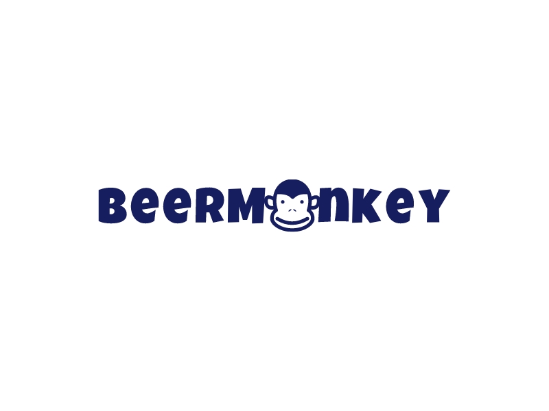 BeerMonkey logo design