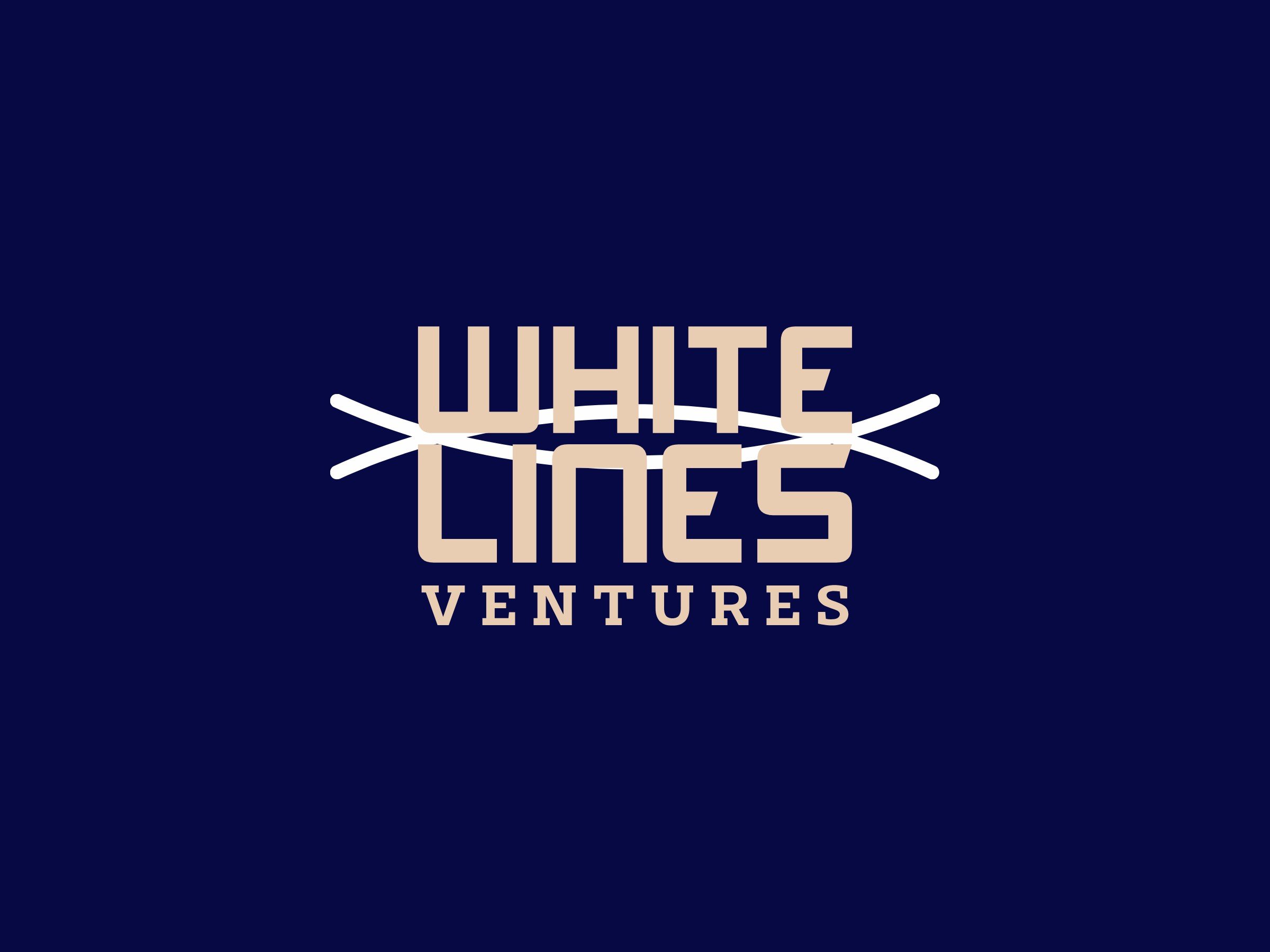 WHITE LINES logo design