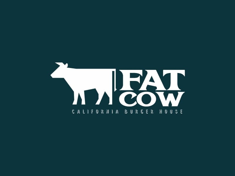 Fat Cow logo design