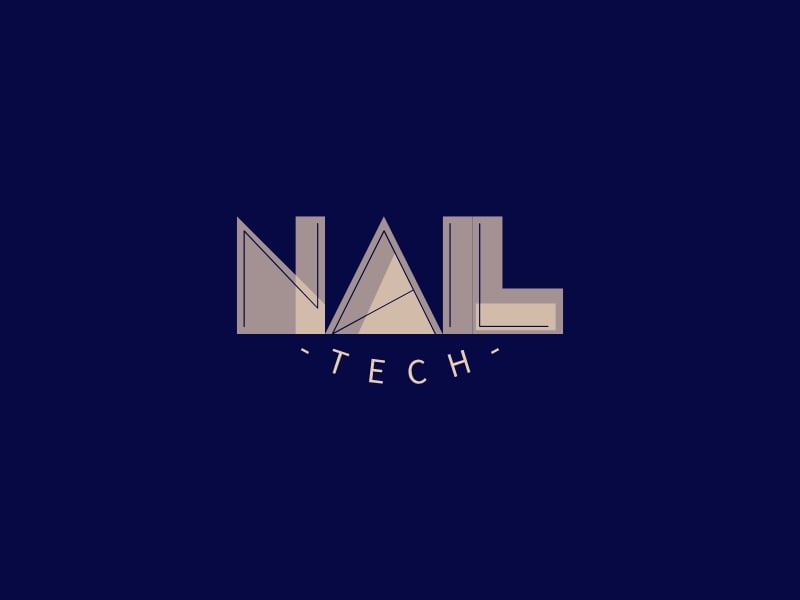 Nail logo design