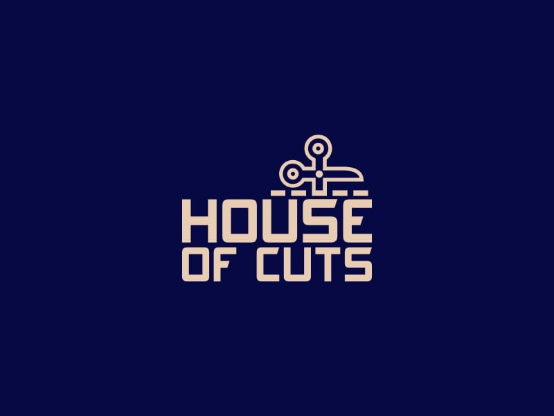House of Cuts logo design