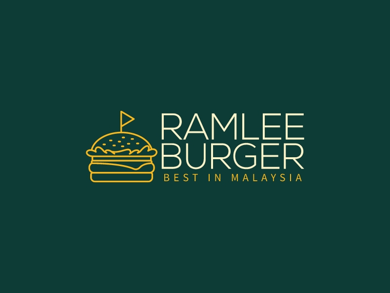 Ramlee Burger logo design