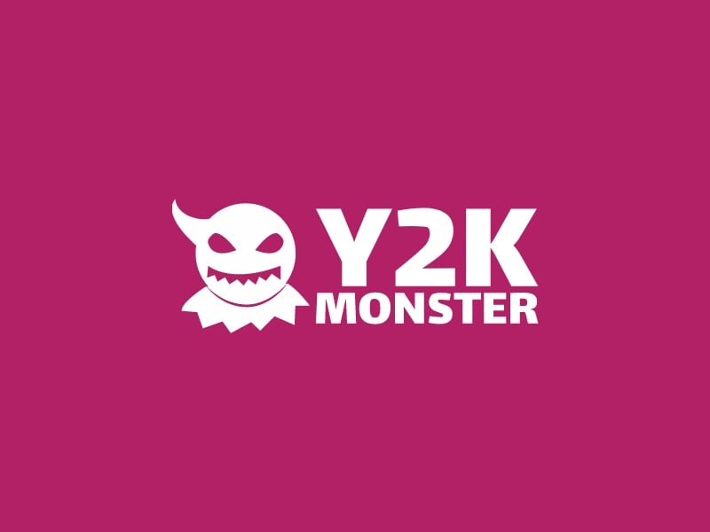 Y2K Monster logo design