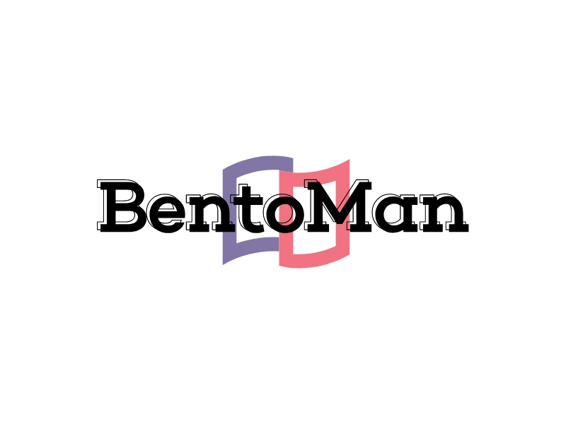 BentoMan logo design