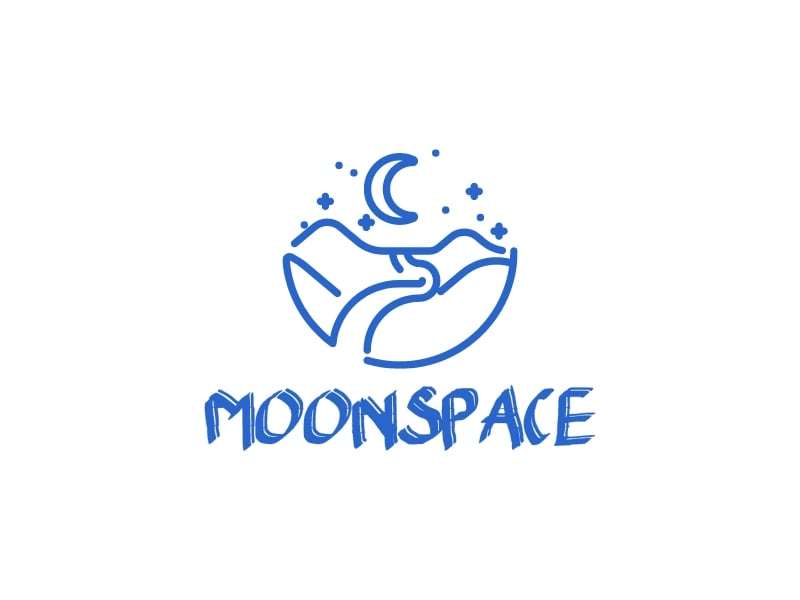 MoonSpace logo design