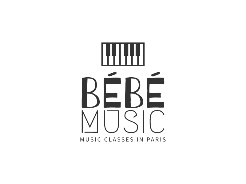 Bébé Music logo design