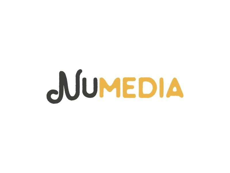 Nu media logo design