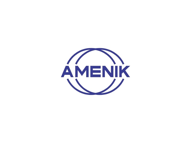 Amenik logo design