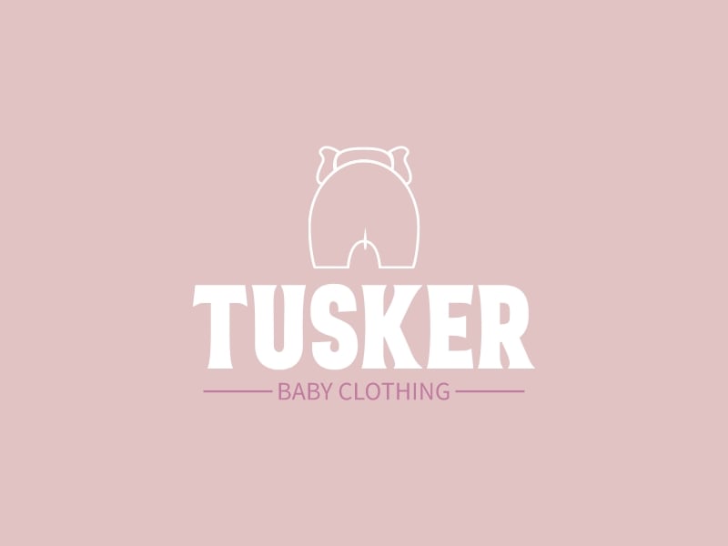 tusker logo design