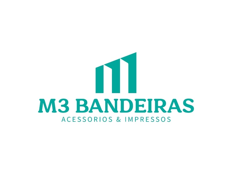 M3 Bandeiras logo design