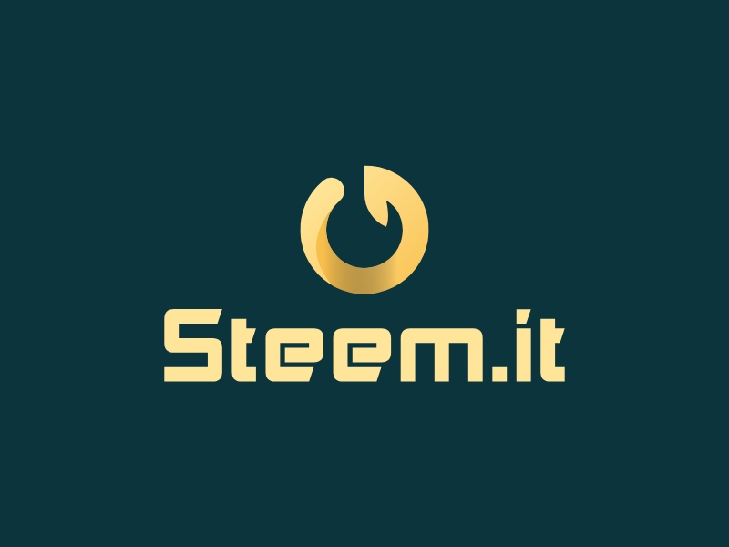 Steem.it logo design