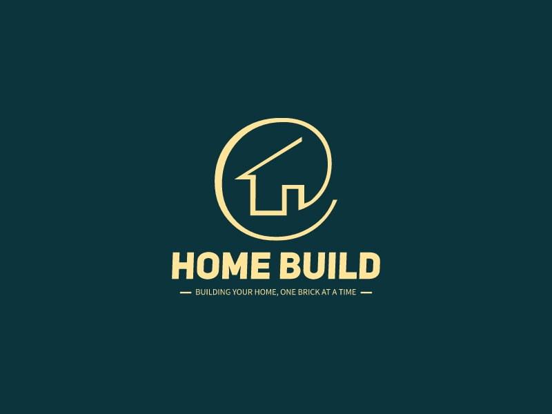 Home Build logo design