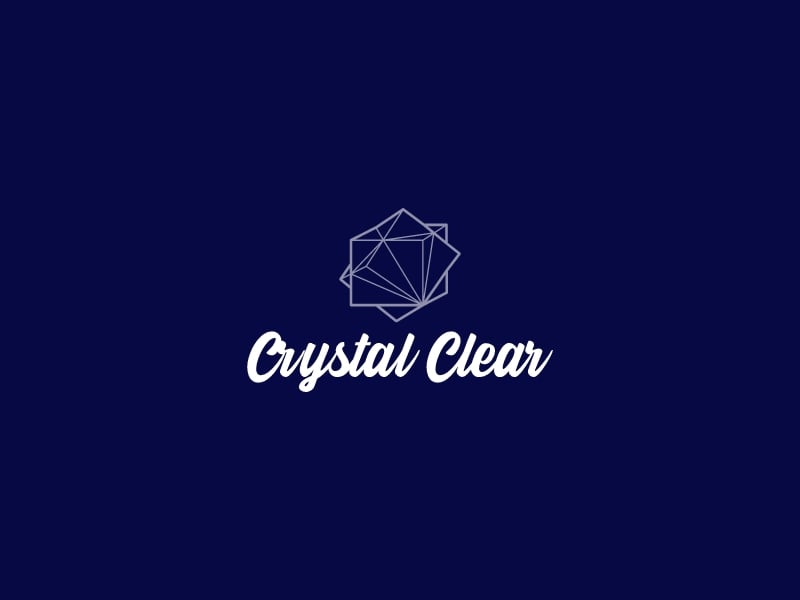 Crystal Clear logo design