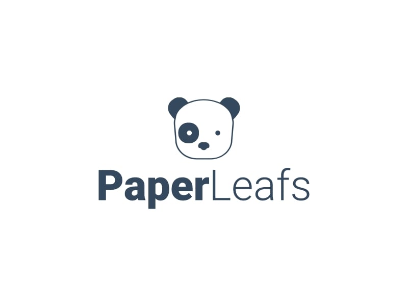 Paper Leafs logo design