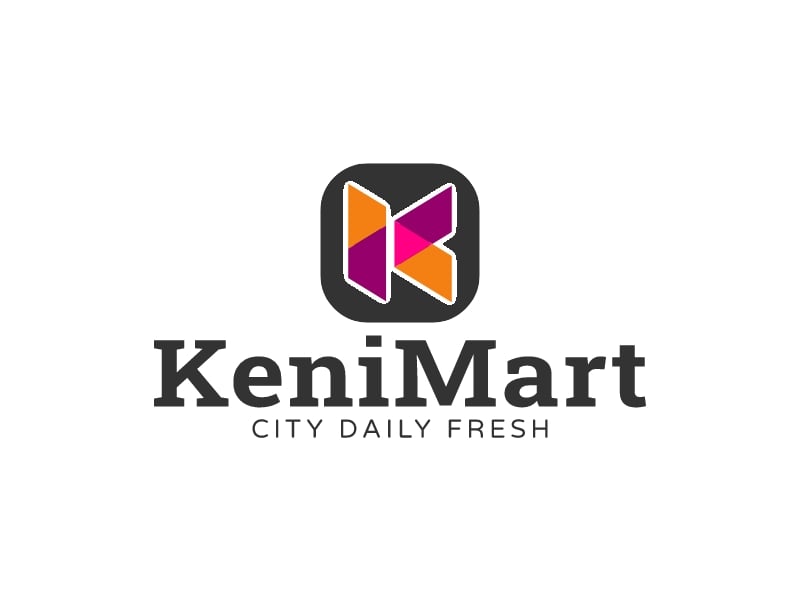 KeniMart logo design
