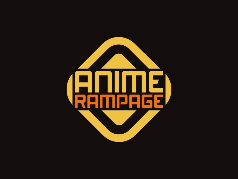 ANIME RAMPAGE logo design