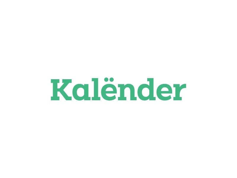 Kalënder logo design