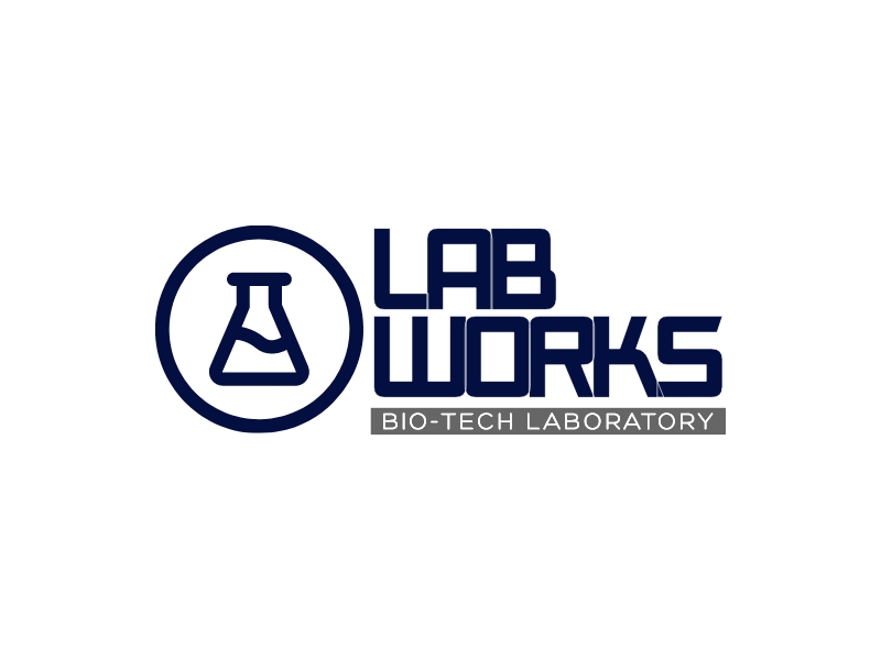 lab works logo design