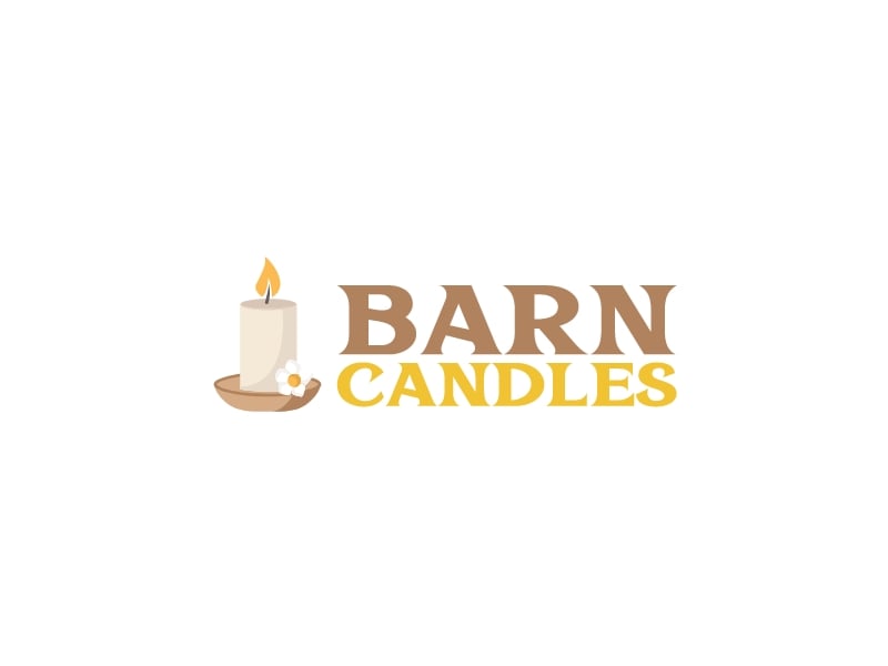 barn candles logo design