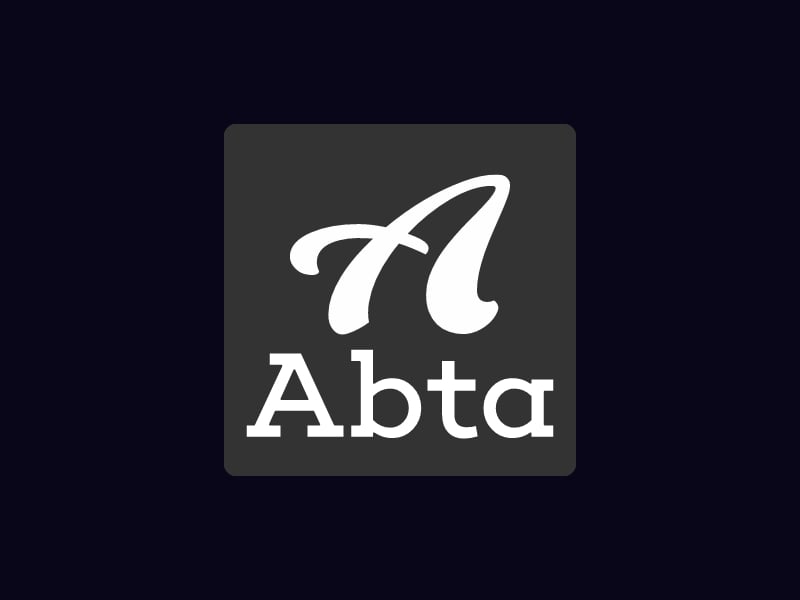 Abta logo design